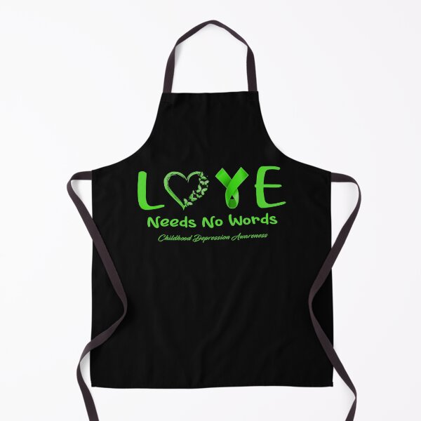 Item preview, Childhood Depression Awareness - Love Needs No Words - Support Childhood Depression Gifts designed and sold by Aaron309.