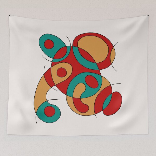 Item preview, Surreal Amoeba #6 (Miro Inspired) designed and sold by Texterns.
