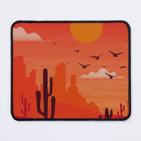 Item preview, Desert Landscape Art Red designed and sold by Tshirtstory.