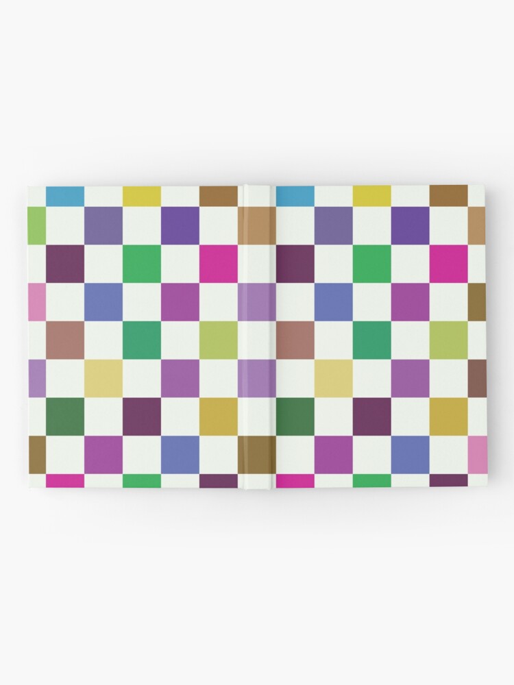 Wavy Retro 1970s Aesthetic Checker Pattern Wrapping Paper