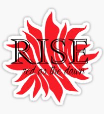 Rise Red Sticker