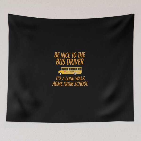 Item preview, Be-Nice-to-The-Bus-Driver-It-A-Long-Walk-Gift-for-Bus-Driver-School-Bus-Driver-Shirt designed and sold by BierschWilhel.