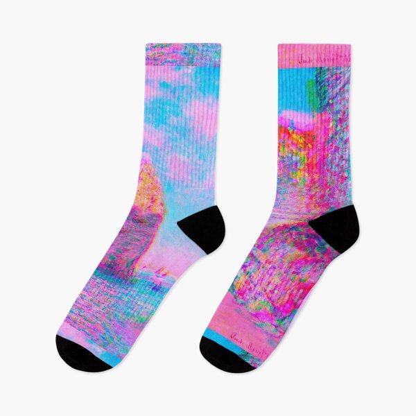 Item preview, Claude Monet's The Cliffs at Étretat (1885) - Colorful and Chromatic designed and sold by KaleidoscopicU.