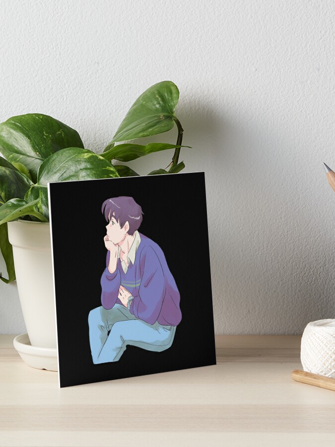 Aesthetic Anime Boy | Art Board Print