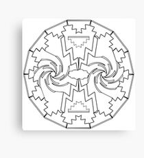color your own! Mother Earth Father Sky Canvas Print