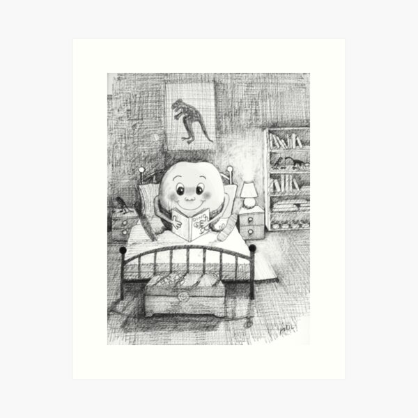 Item preview, Mr Potato Head - Drawing by Avril Thomas designed and sold by AvrilThomasart.