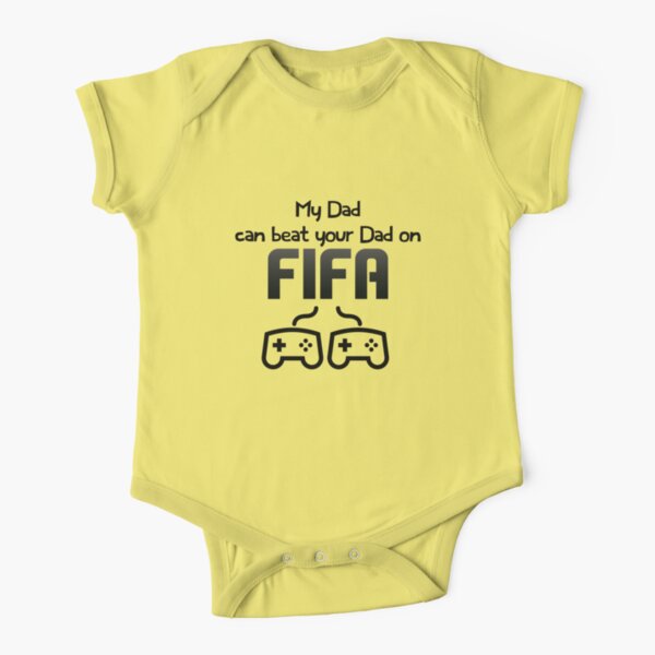 My Dad - Fifa Short Sleeve Baby One-Piece