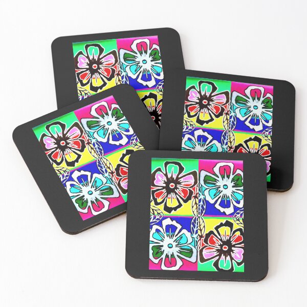Item preview, Flowers 2 neon Pop Art designed and sold by DatThanRC.