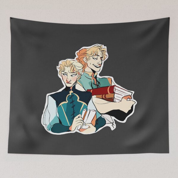 Item preview, Auguste & Teen Laurent Sticker designed and sold by WinifredFarah.