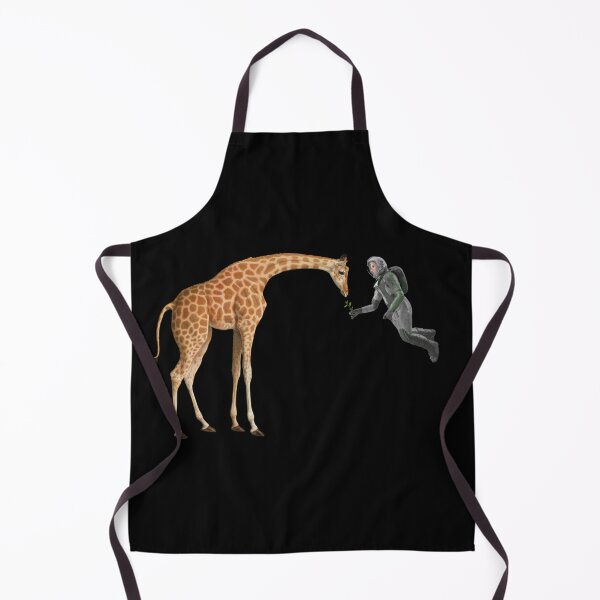 Artikelvorschau, Kosmonaut füttert Giraffe entworfen und verkauft von amuseXpress.