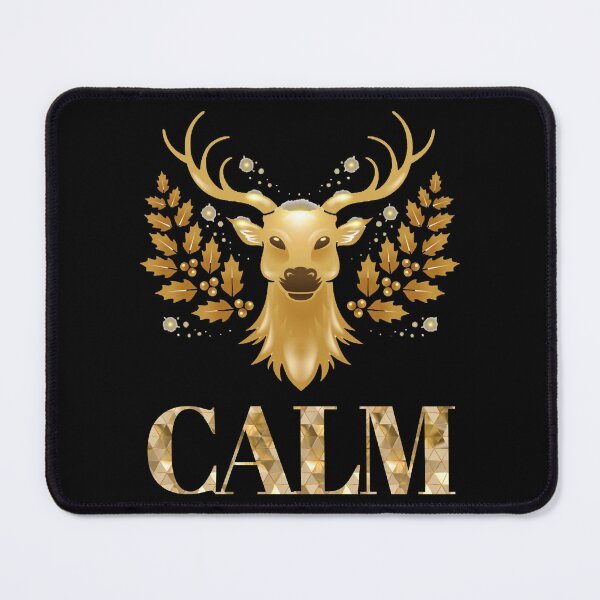 Item preview, Calm Golden Deer Sticker designed and sold by WinifredFarah.