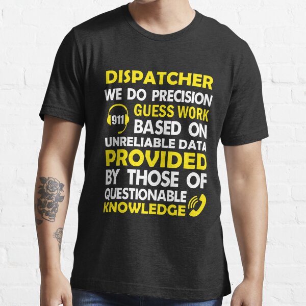 Playground Monitor Funny 911 Dispatcher Emergency Dispatcher Essential  T-Shirt for Sale by annylikestone