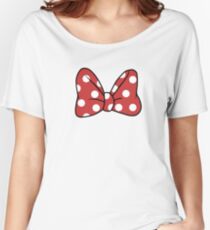 A Mouse's Bow Women's Relaxed Fit T-Shirt