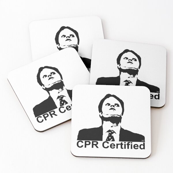 Item preview, Dwight Schrute CPR Certified  Sticker designed and sold by WinifredFarah.