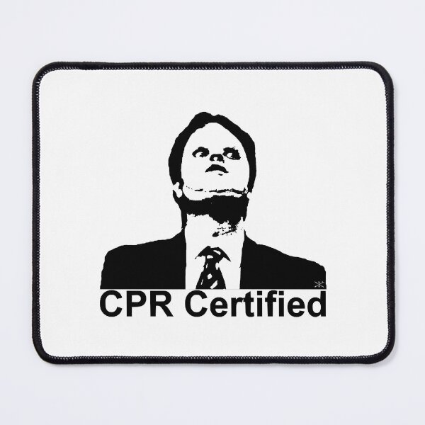 Item preview, Dwight Schrute CPR Certified  Sticker designed and sold by WinifredFarah.