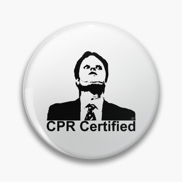 Item preview, Dwight Schrute CPR Certified  Sticker designed and sold by WinifredFarah.