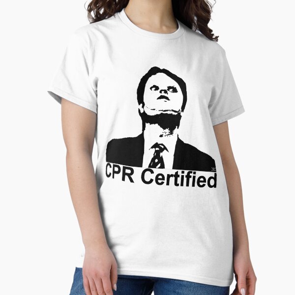 Artikel-Vorschau von Dwight Schrute CPR-zertifizierter Aufkleber, designt und verkauft von WinifredFarah.