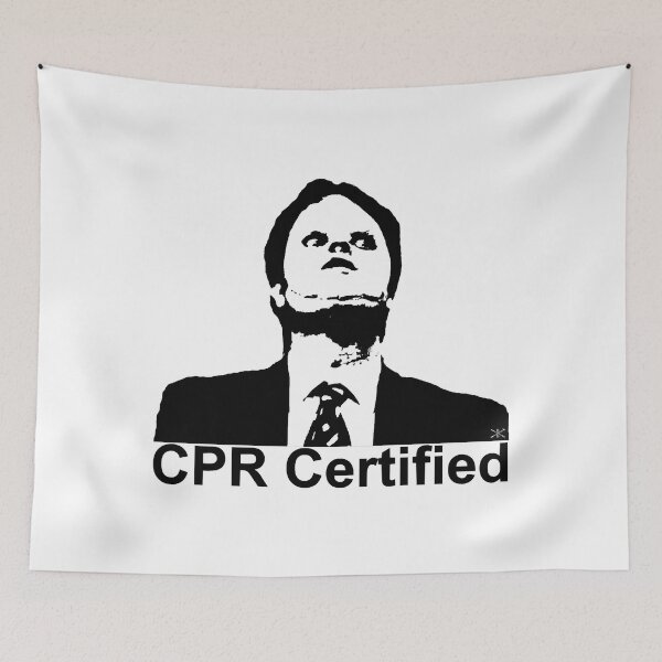 Item preview, Dwight Schrute CPR Certified  Sticker designed and sold by WinifredFarah.