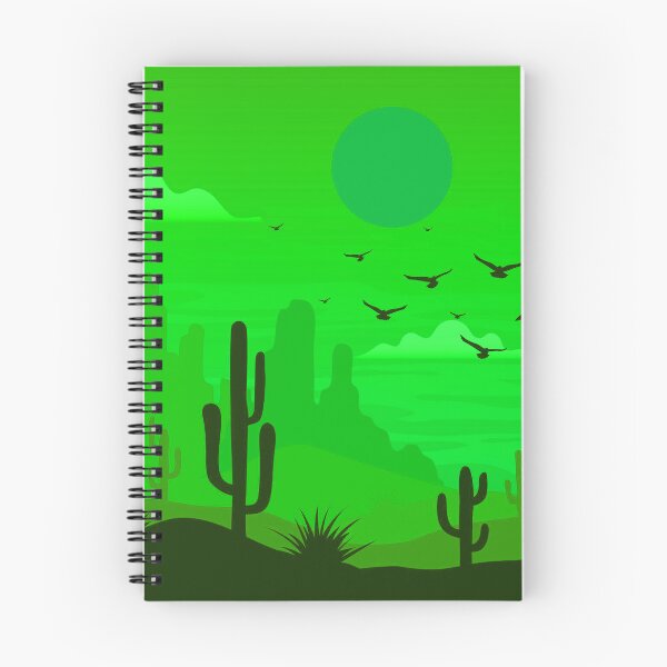 Item preview, Desert Landscape Art green  designed and sold by Tshirtstory.