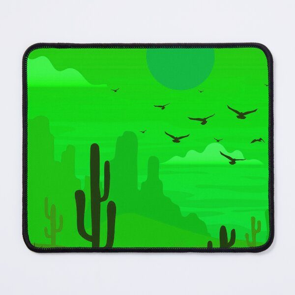 Item preview, Desert Landscape Art green  designed and sold by Tshirtstory.