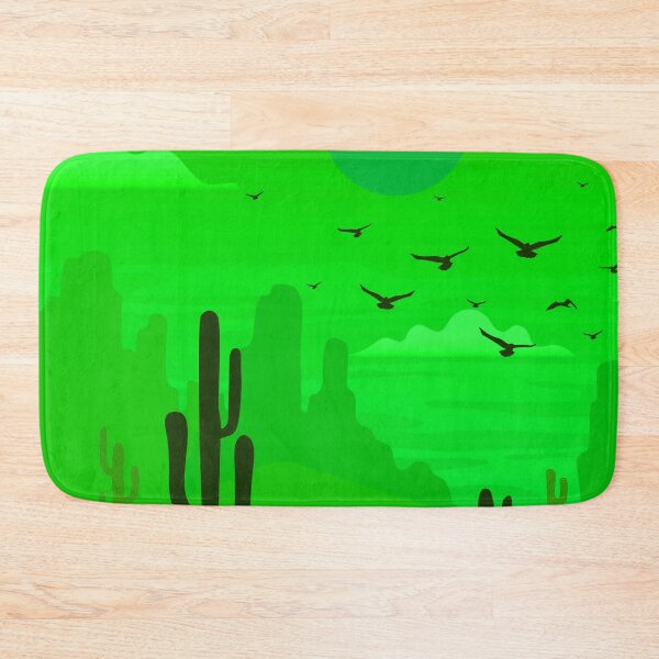 Item preview, Desert Landscape Art green  designed and sold by Tshirtstory.
