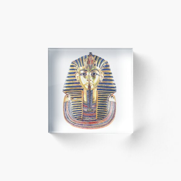 King Tutankhamun Acrylic Block