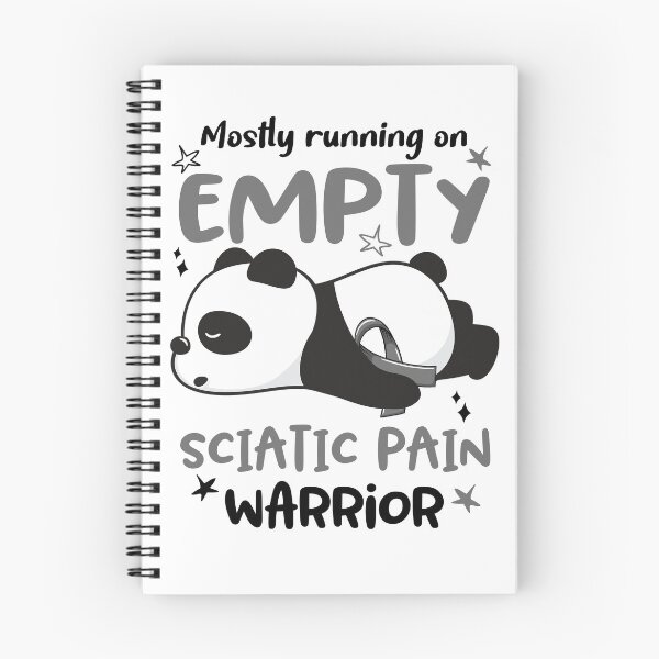 Item preview, Sciatic Pain Awareness - Mostly Running On Empty Sciatic Pain Warrior designed and sold by Hilten.