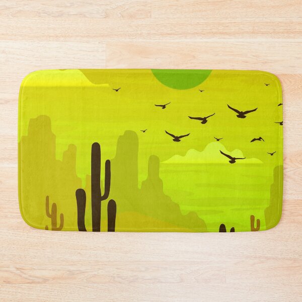 Item preview, Desert Landscape Art yellow  designed and sold by Tshirtstory.