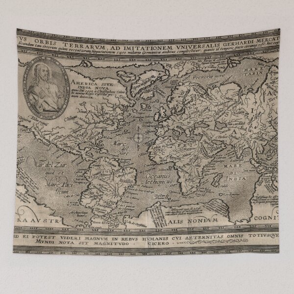 Item preview, old map of the world 1600 designed and sold by coolshitba.