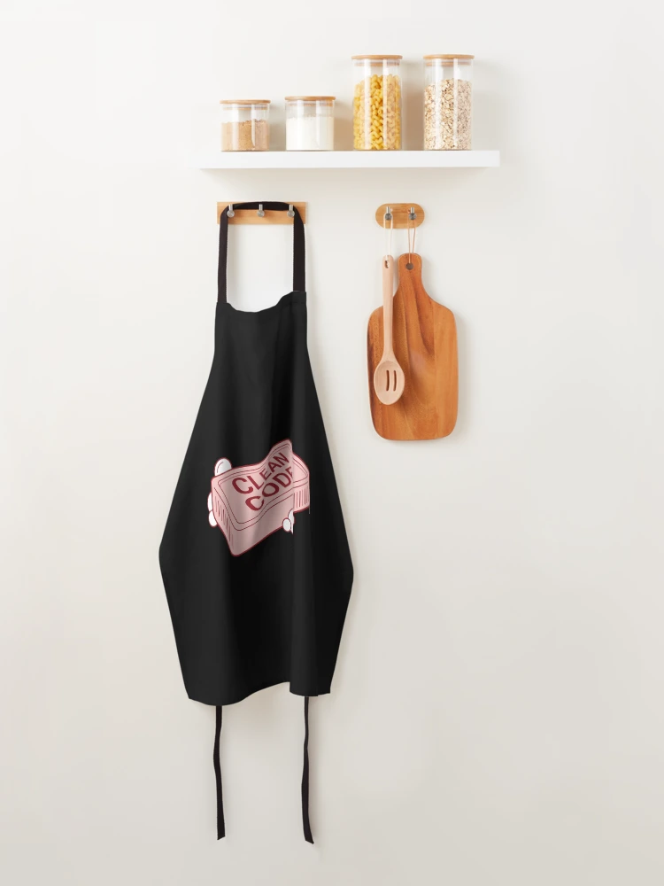 Thumbnail 4 of 6, Apron, clean code Sticker designed and sold by BenatTiak.