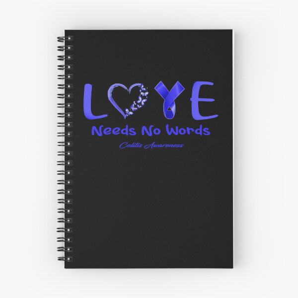 Item preview, Conciencia de colitis - El amor no necesita palabras - Apoye los regalos de colitis designed and sold by Aaron309.