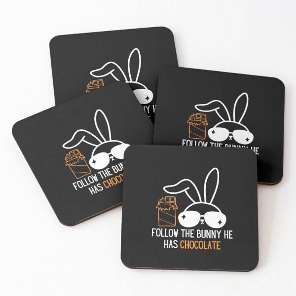 set of 4 2000 playboy rabbit head design coasters 