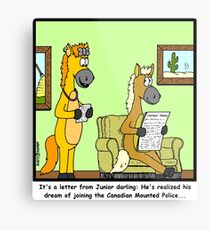 Mounted Police Metal Print