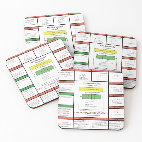 Item preview, The StatisticsMatrix: Quadrant IV ...From the EducationMatrix at Redbubble designed and sold by Mark Stansberry.