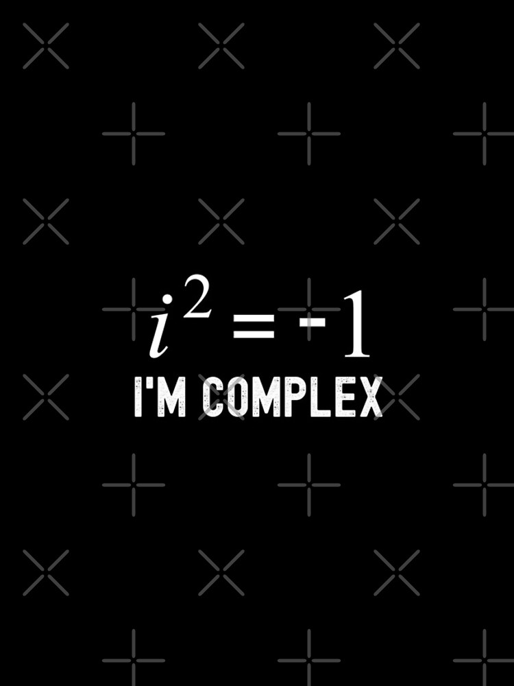 Thumbnail 4 of 4, iPhone Case, Math Humor - I'm Complex, Math Teacher, Math Professor, Math Nerd, Mathematics, Electrical Engineer, Imaginary Number designed and sold by jadedscientist.
