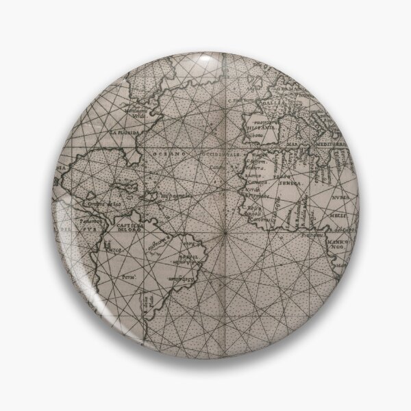 Item preview, Old world map marine chart 1561 designed and sold by coolshitba.