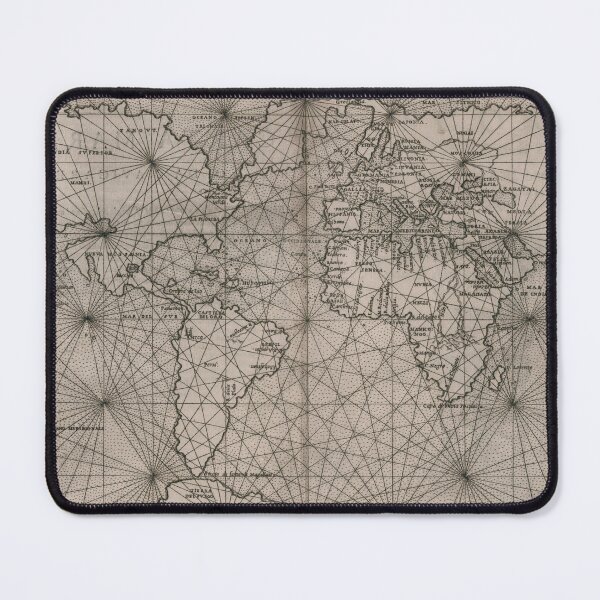 Item preview, Old world map marine chart 1561 designed and sold by coolshitba.