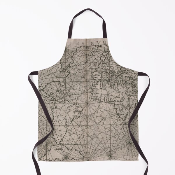 Item preview, Old world map marine chart 1561 designed and sold by coolshitba.