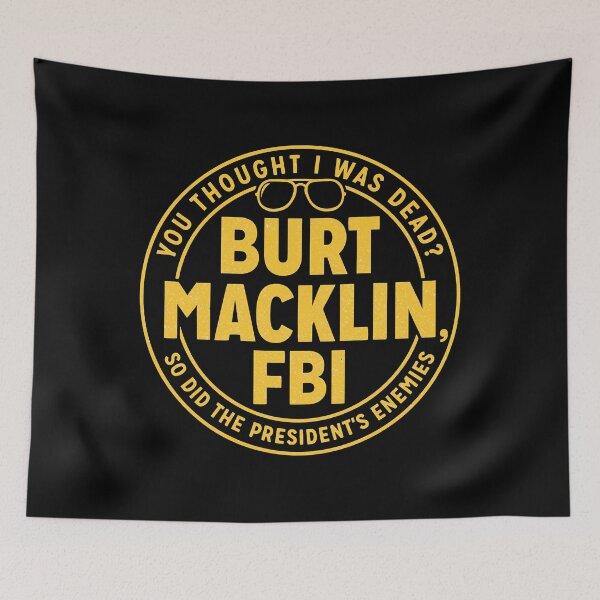 Item preview, Parks and Rec Burt Macklin FBI Classic T-Shirt designed and sold by Obvious028.