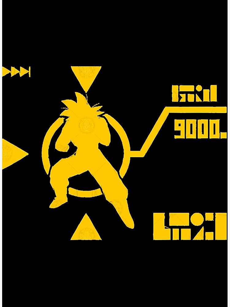 "Goku Power Level " Poster for Sale by Bradley1399402 Redbubble