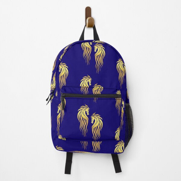 Item preview, Art Nouveau Golden Horse Head pattern - Rohan designed and sold by Kestrelle.