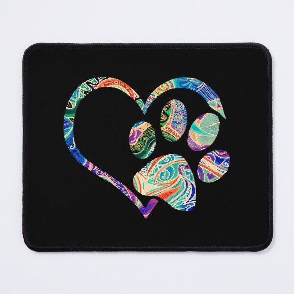 Item preview, Animal Rescue Dog Paw Print Tie Dye Rainbow Dog Love designed and sold by BernardMurray.