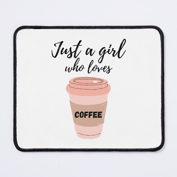 Item preview, A girl who loves coffee designed and sold by TeeShirtVibes.
