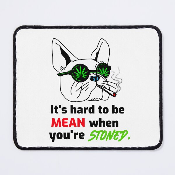 Item preview, Stoned Dog Smoking Cannabis Marijuana designed and sold by flipthescript.