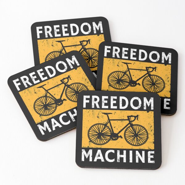 Item preview, Freedom Machine Bike Cycling Bicycle Cyclist Quote designed and sold by Easton Monahan.