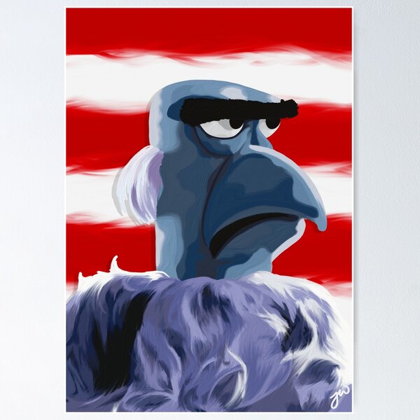 Item preview, Sam Eagle Portrait Painting (version 1/2) designed and sold by Jessiwins19.