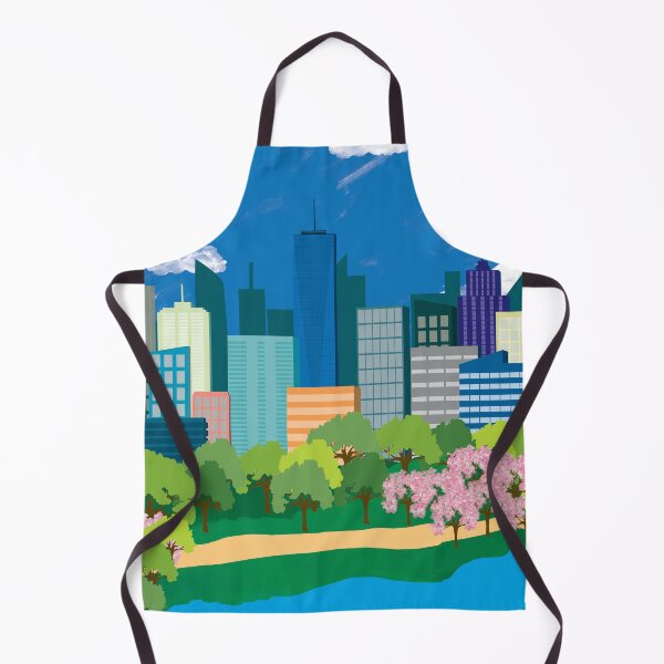 Item preview, New York City and Central Park wallpaper, NYC gift, colorful city designed and sold by julexy.