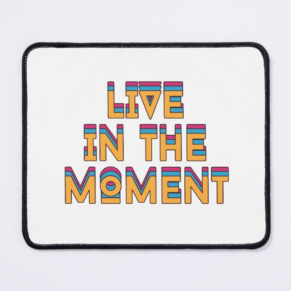 Item preview, Live in the Moment | Inspirational Tee designed and sold by Sandeaux Designs.