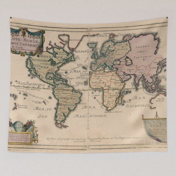 Item preview, old world map 1714 designed and sold by coolshitba.