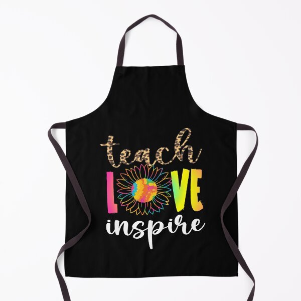 Item preview, Teach Love Inspire Leopard Tie Dye Sunflower School Teacher design designed and sold by Merchking1.